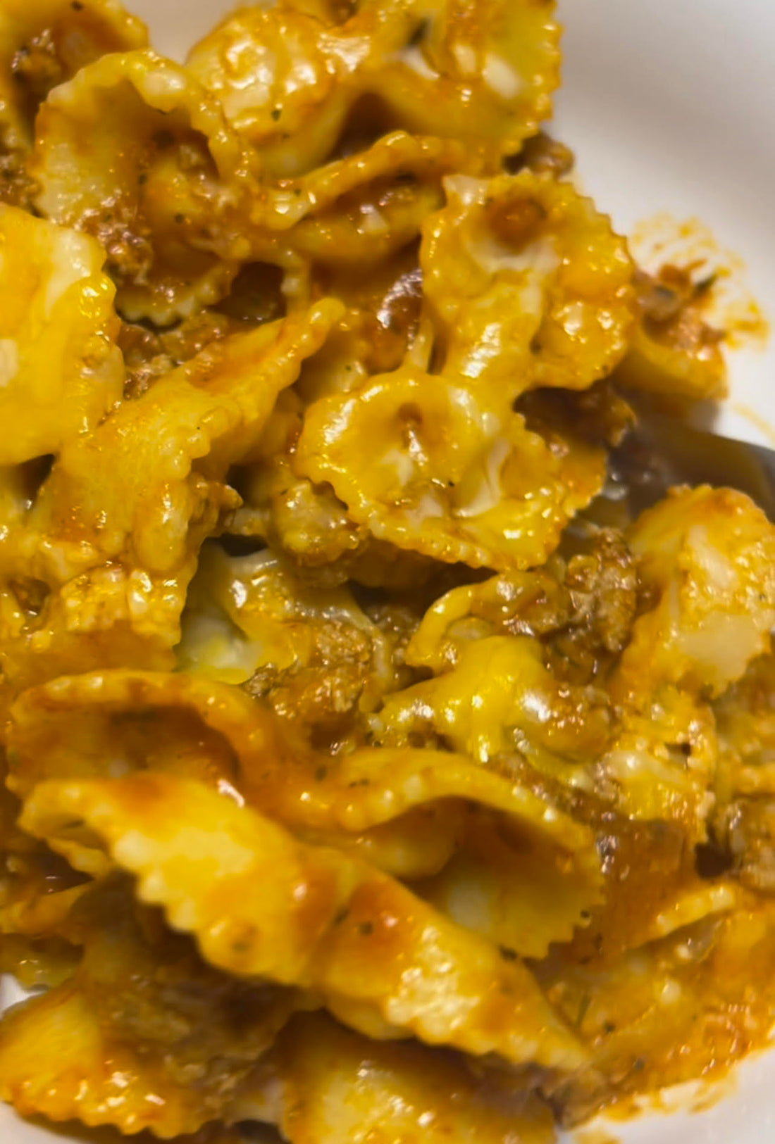 Baked Bow Tie Pasta with Ground Turkey